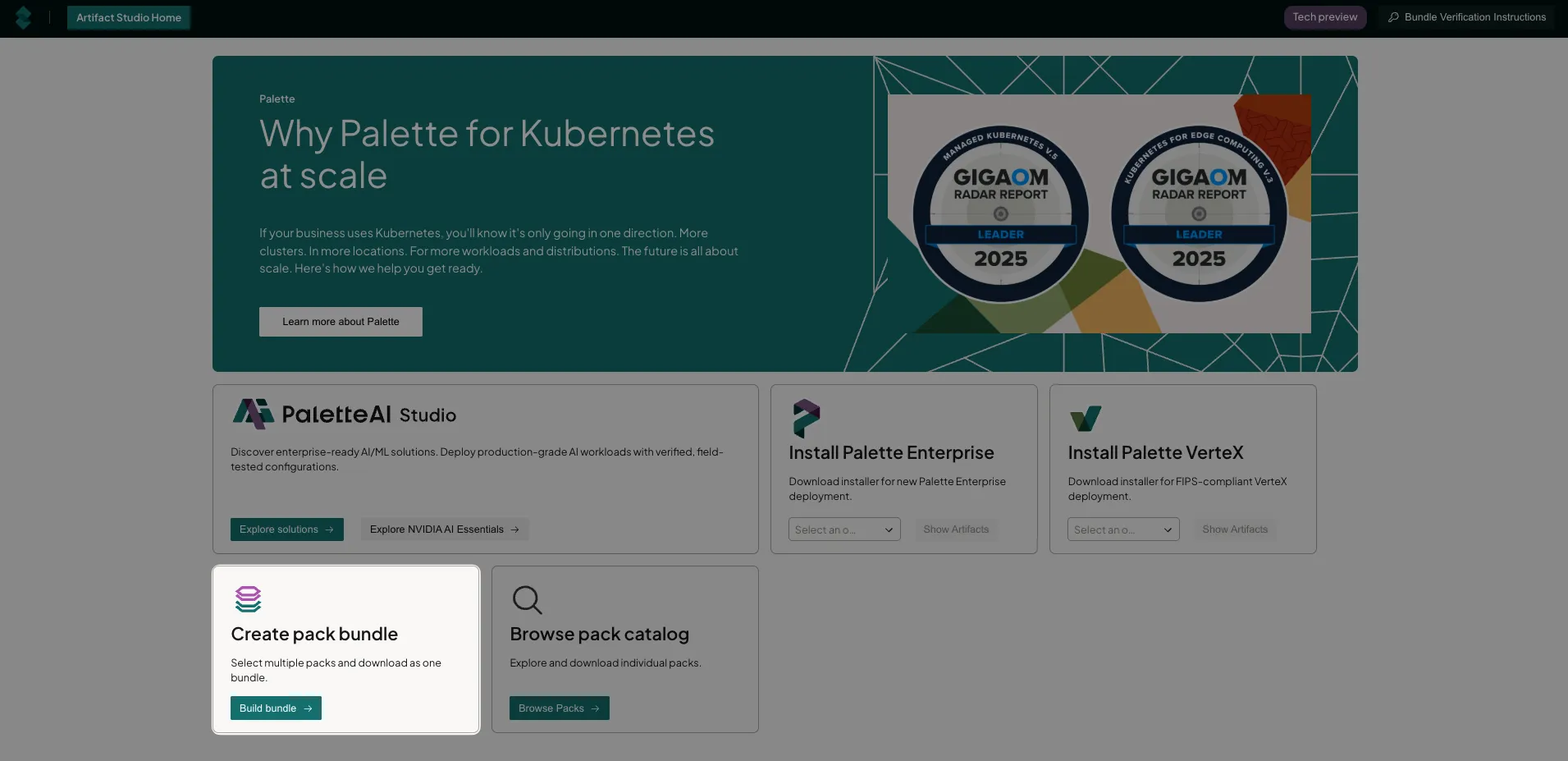 Image of Create pack bundle